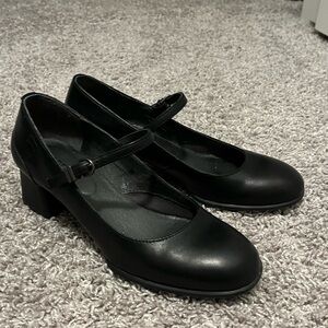Camper Elegant Black Mary Jane Heels size 37
